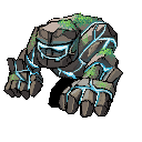 Stone golem, animated